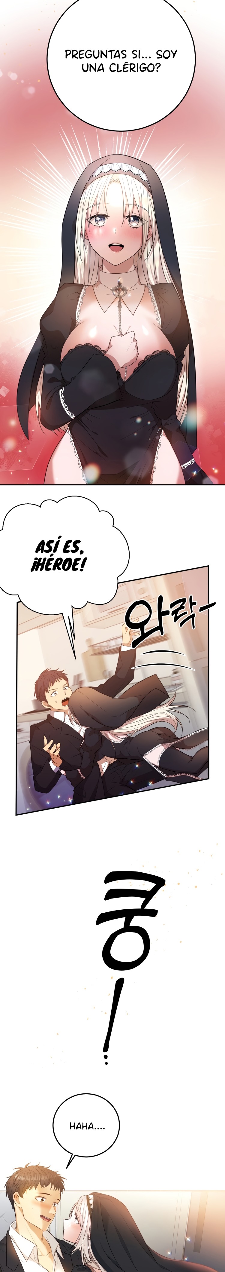 Living in a Single Room with a Saint Raw - Chapter 1
