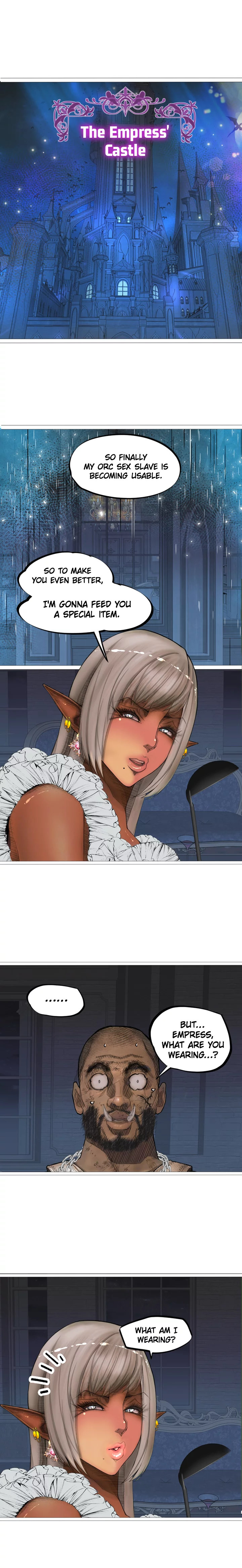 The Dark Elf Queen And The Slave Orc The DARK ELF QUEEN and the SLAVE ORC [Chapter 11] - Manga18Plus